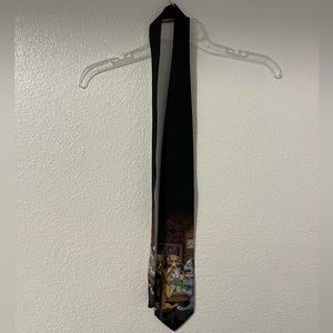 Ralph Marlin dogs playing poker tie